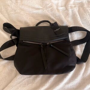 Mini Backpack Purse - black